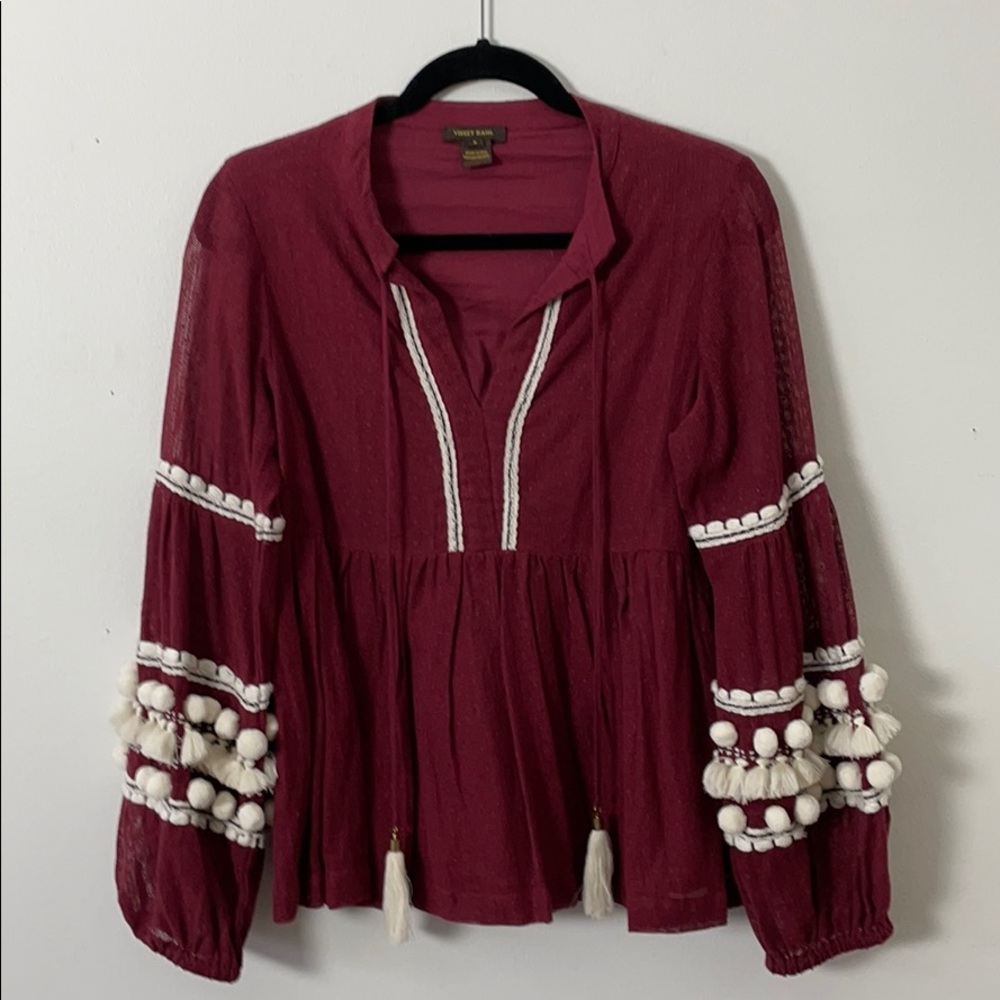 Vineet Bahl Anthropologie blouse size small